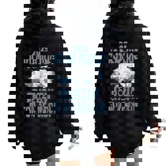 2025 Polar Bear Plunge Freezin' For A Reason Winter Water Women Oversized Hoodie Back Print - Monsterry