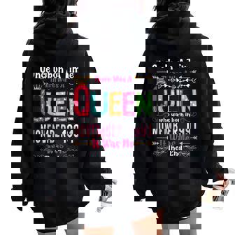 29 Years Birthday Girls 29th Birthday Queen November 1991 Women Oversized Hoodie Back Print - Monsterry