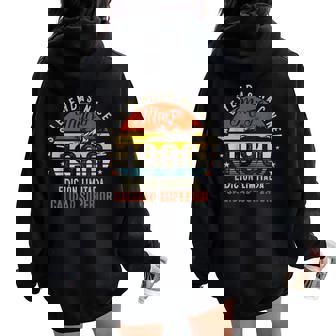 45 Cumpleaños Hombre 45 Años Marzo 1980 Regalo Women Oversized Hoodie Back Print - Regaloses