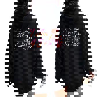 I Am 45 Plus 1 Middle Finger Skull 46th Birthday Women Premium Women Oversized Hoodie Back Print - Monsterry