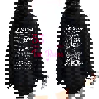 53 Cumpleaños 53 Años Hecha En 1972 Regalos Women Oversized Hoodie Back Print - Regaloses