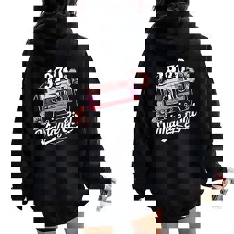 55 Años Intage 1970 Cumpleaños 55 Retro 1970 Women Oversized Hoodie Back Print - Regaloses