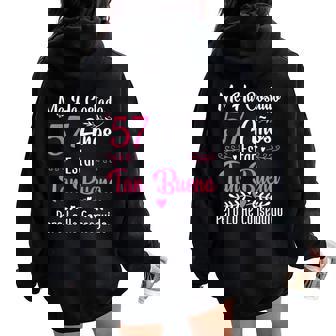 57 Cumpleaños 57 Años Hecha En 1968 Regalos Women Oversized Hoodie Back Print - Regaloses