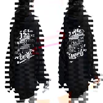 60 Años Intage 1965 Cumpleaños 60 Retro 1965 Women Oversized Hoodie Back Print - Regaloses