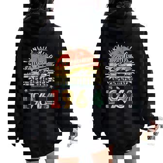 60 Year Old Awesome December 1964 60th Birthday Men Women Women Oversized Hoodie Back Print - Monsterry