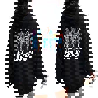 86 47 Anti Trump Girls Women Oversized Hoodie Back Print - Thegiftio