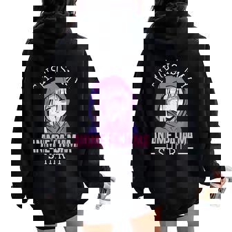This Is My Anime Pajama Shirt Anime Girl Otaku Kawaii Women Oversized Hoodie Back Print - Monsterry