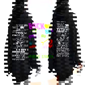 Année 80 Costume Déguisement Nostalgie 80S Humour Libre Sweat à capuche oversize pour femme avec imprimé dans le dos - Cadeauxyz