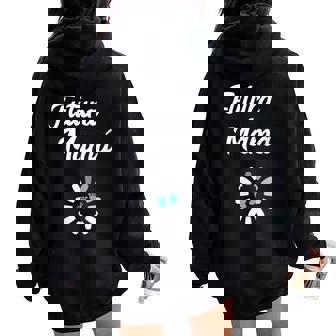 Anunciar El Embarazo Y El Bebé Premamá Regalo Futura Mamá Cuello Women Oversized Hoodie Back Print - Regaloses