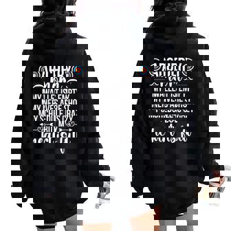 Archery Mom My Heart Is Full Archery Mother Of An Archer Mom Women Oversized Hoodie Back Print - Seseable
