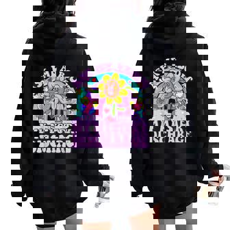 Ask Me About Mystery Discharge Adult Humor Women Women Oversized Hoodie Back Print - Seseable