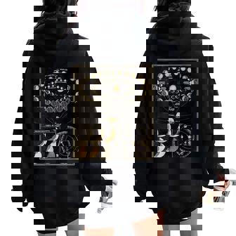Astronomía Planetas Ilustración Científicaintage Cuello Women Oversized Hoodie Back Print - Regaloses