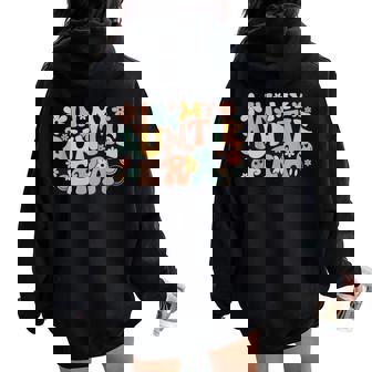 In My Auntie Era Baby Announcement For Aunt Mother's Day Women Oversized Hoodie Back Print | Mazezy