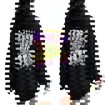 Back To The 90s Nostalgia Retro 1990 Party Costume Men Women Women Oversized Hoodie Back Print - Monsterry