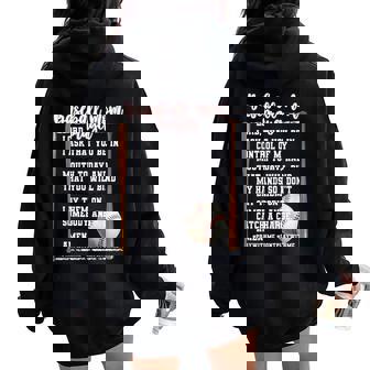 Baseball Mom Prayer Game Day Softbal Christian Religious Women Oversized Hoodie Back Print | Mazezy