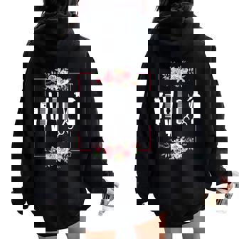 Beauty Expert Hairstylist Peluquería Tijeras Cepillo De Pelo Regalo Peluquero Floral S Manga De Doble Puntada Jersey Adultos Hombres Women Oversized Hoodie Back Print - Regaloses