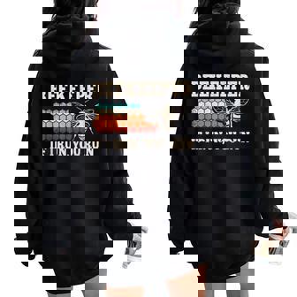 Beekeeper If I Run You Run Bee Beekeeping Men Women Women Oversized Hoodie Back Print - Monsterry