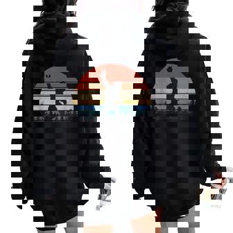 Bigfoot Retro Vintage 70S 80S Sasquatch Lovers Women Women Oversized Hoodie Back Print - Thegiftio UK