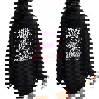 Birthday Aries Goddess Queen Its My Birthday Girl Women Women Oversized Hoodie Back Print - Thegiftio UK
