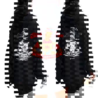 Bitch I Am The Secret Ingredient Pin Up Girl In Kitchen Women Oversized Hoodie Back Print | Seseable UK