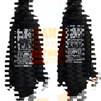 I Am Black History Black History Month Girl Kid Women Oversized Hoodie Back Print - Thegiftio