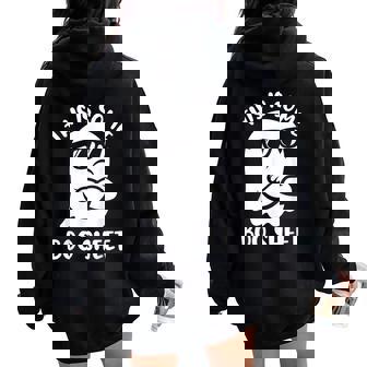 This Is Some Boo Sheet Shirt Women Men Kids Ghost Halloween Women Oversized Hoodie Back Print - Monsterry