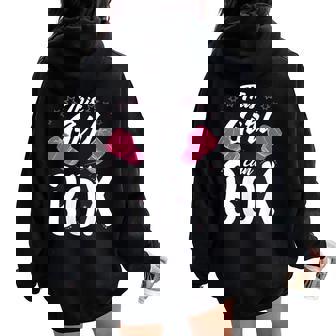 Boxeo Esta Chica Puede Boxear Cool Girl Boxeo Sin Mangas Women Oversized Hoodie Back Print - Regaloses