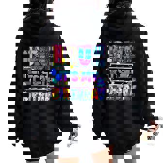 Bruh Its My Birthday Llama Pinata Boy Girl Family Party Meme Women Oversized Hoodie Back Print | Mazezy