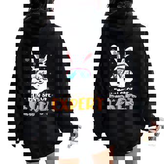 Bunny Slope Expert Skiing Women Ski Slope Ski Bunnies Women Oversized Hoodie Back Print - Monsterry