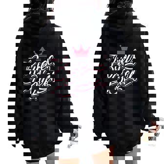 Burpees Queen Burpee Camisa Regalo Para Entrenamiento Women Oversized Hoodie Back Print - Regaloses