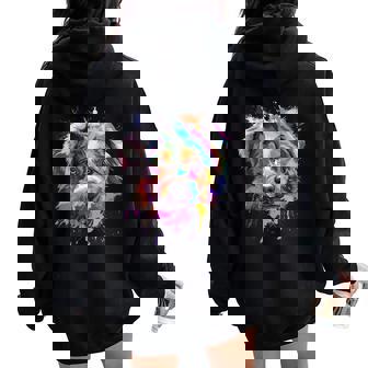 Cadeaux Du Berger Australien Pour Les Amoureux Des Chiens Sweat à capuche oversize pour femme avec imprimé dans le dos - Cadeauxyz