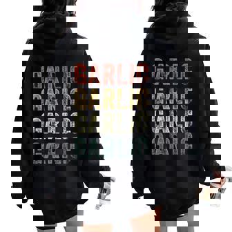 Camisa De Ajo Para Chef Hombres Y Es Cocinaegetales Women Oversized Hoodie Back Print - Regaloses
