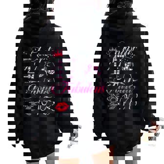 Chapter 47 Fabulous Since 1978 47Th Birthday For Women Women Oversized Hoodie Back Print - Thegiftio UK