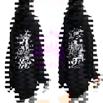 Chapter 50 Fabulous Since 1975 50Th Birthday Queen For Women Women Oversized Hoodie Back Print - Seseable