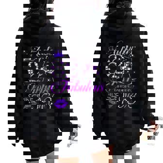 Chapter 62 Fabulous Since 1963 62Nd Birthday Queen For Woman Women Oversized Hoodie Back Print - Thegiftio UK