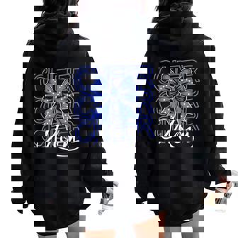 Cheer Mom Cheerleader Mom Cheer Mama Biggest Fan Women Oversized Hoodie Back Print - Thegiftio UK