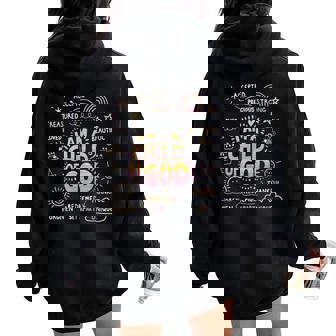 I Am A Child Of God Christian Retro Jesus Faith Women Oversized Hoodie Back Print - Thegiftio
