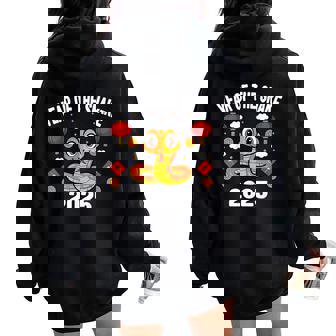 Chinese New Year 2025 Year Of The Snake 2025 Women Kids Boys Women Oversized Hoodie Back Print - Monsterry