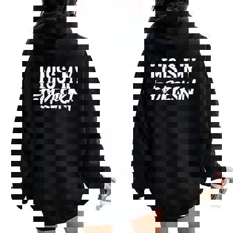 Circumcision Circumcised Foreskin I Miss My Foreskin Cotton V-Neck Short Sleeve Classic Fit Women's Small Humorous Casual T-Shirt Women Oversized Hoodie Back Print - Monsterry