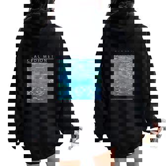 Claude Monet Drôle De Nénuphars Impressionnisme Peinture Art Hommes Sêtements Drôles Art Cadeau Peinture À L'huile Sweat à capuche oversize pour femme avec imprimé dans le dos - Cadeauxyz