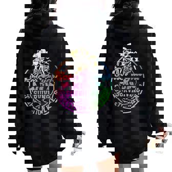 Color Guard Mom Surviving Mom Of A Color Guard Member Women Oversized Hoodie Back Print | Seseable CA