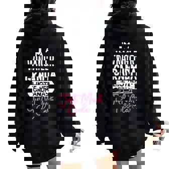 Cool Wrangler Grandma Women Oversized Hoodie Back Print | Seseable CA