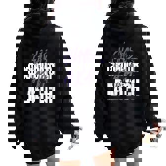 Coordinateur Du Chaos AKA Lab Tech Sweat à capuche oversize pour femme avec imprimé dans le dos - Cadeauxyz