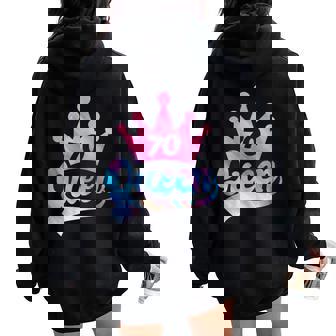 Corona Divertida De La Fiesta De Cumpleaños De 70 Cumpleaños Para Women Oversized Hoodie Back Print - Regaloses