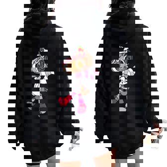 Cosmo From Dandy's World Toys For Boys And Girls Women Oversized Hoodie Back Print | Mazezy