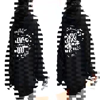 Crazy Proud Dance Mimi Grandma Dancing Mimi Of A Dancer Mimi Women Oversized Hoodie Back Print - Thegiftio