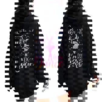 Cute Just A Girl Who Loves Dance Lover Women Oversized Hoodie Back Print | Seseable UK