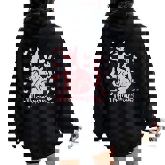 Cute Mommaroo Kangaroo Pregnancy Pregnant Women Oversized Hoodie Back Print - Thegiftio UK