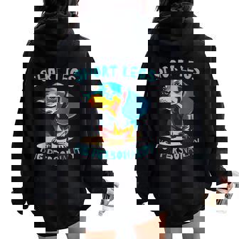 Dachshund Teckel Perroienés Perro Salchicha Hombre Women Oversized Hoodie Back Print - Regaloses