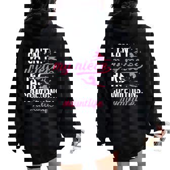 Dance Aunt Life Dancing Aunt Of A Dancer Auntie Women Oversized Hoodie Back Print - Thegiftio